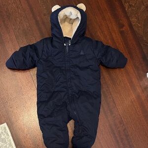 GAP Navy Blue Baby One Piece Snowsuit